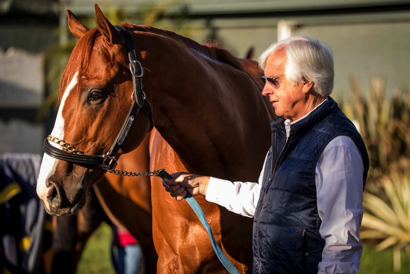 Bob Baffert with horse